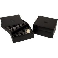 Bey-Berk Multi-Compartment Jewelry Storage, Black