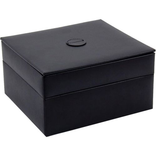  Bey-Berk Multi-Compartment Jewelry Storage, Black