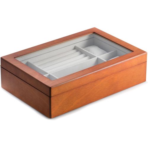  Bey-Berk Watch Box with Glass Top