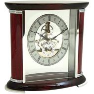 Bey-Berk International with Chrome Mantel Clock