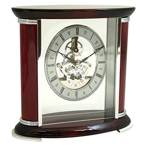 Bey-Berk International with Chrome Mantel Clock