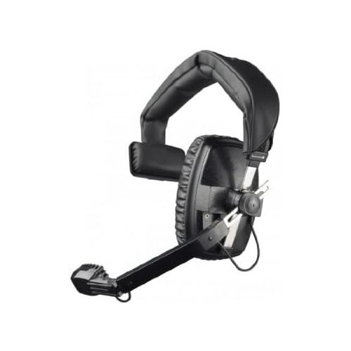  Beyerdynamic DT-108-200-400-BLACK Single-Ear Headset with Dynamic Hypercardioid Microphone, 400 Ohms, Black