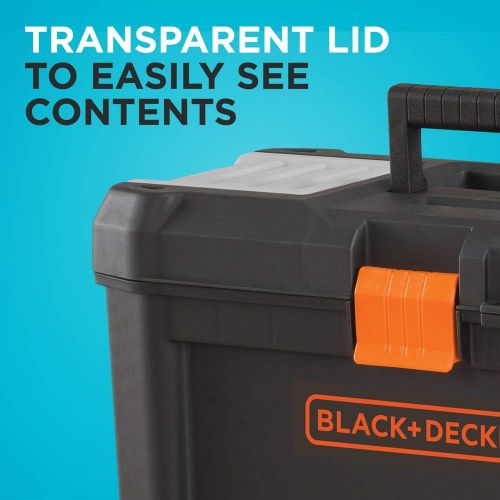  beyond by BLACK+DECKER Tool Box & Organizer, 16-Inch, 10-Compartment (BDST60096AEV)