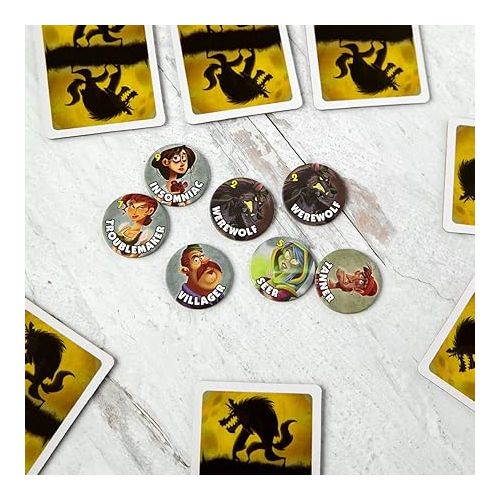  One Night Ultimate Werewolf - Fun Party Game for Kids & Adults | Engaging Social Deduction | Fast-Paced Gameplay | Hidden Roles & Bluffing