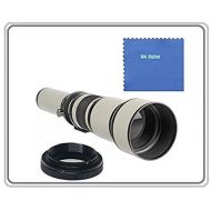 BiG DIGITAL 650-1300mm f/8-16 IF Telephoto Zoom Lens (White) for Canon EOS Rebel SL1, (100D) T5i, (700D) T4i, (650D) T3, (1100D) T3i, (600D) T1i, (500D) T2i, (550D) XSI, (450D) XS,