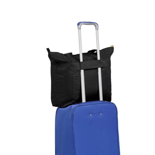  Biaggi Luggage Biaggi Paksak Packable Tote Bag - As Seen on Shark Tank - Black - 21-Inch