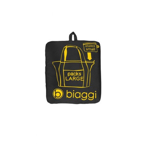  Biaggi Luggage Biaggi Paksak Packable Tote Bag - As Seen on Shark Tank - Black - 21-Inch