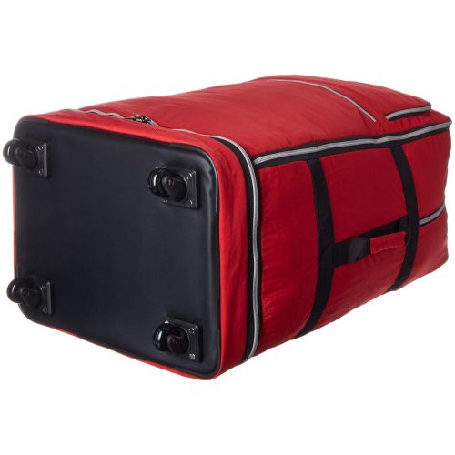  Biaggi Luggage Biaggi Zipsak Micro-Fold Spinner Suitcase - 31-Inch - As Seen on Shark Tank - Red