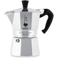 Bialetti - Moka Express: Iconic Stovetop Espresso Maker, Makes Real Italian Coffee, Moka Pot 1 Cup (2 Oz - 60 Ml), Aluminium, Silver