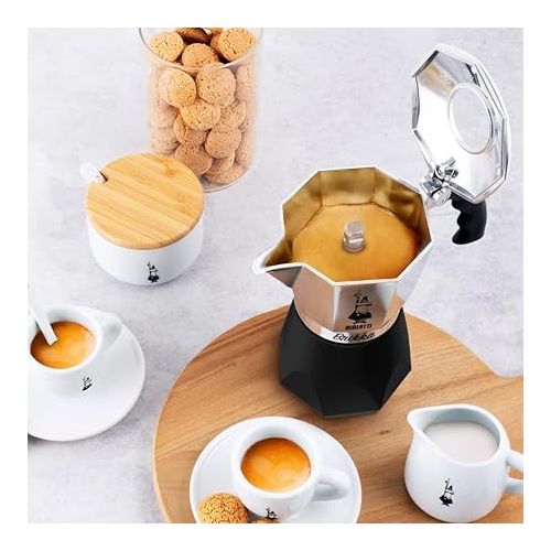  Bialetti Nuova Brikka 2 Cups 2023 | Moka Caffetteria Caffe Espresso 0007327