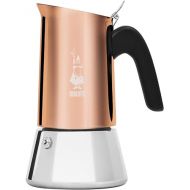 Bialetti - New Venus Induction, Stovetop Coffee Maker, Suitable for all Types of Hobs, 18/10 Steel, 4 Cups (5.7 Oz), Aluminum, Copper,Silver
