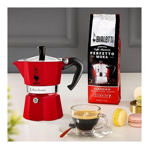  Bialetti 4941 Moka Express Espresso Maker, 1cups, Red