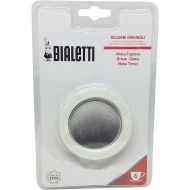 Bialetti Moka Express 6 Cup Replacement Filter and 3 Gaskets , White