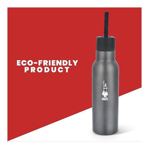  Bialetti Thermal Bottle, 750ml, Dark Grey