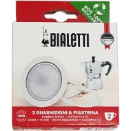 Bialetti Gasket & Filter - Moka/Dama (2 Cup), Aluminio, Color Blanco (0800002)