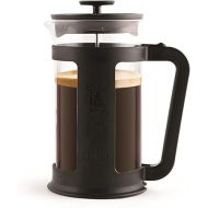 Bialetti Coffee Press Smart, French Press for coffee or tea, borosilicate glass container, dishwasher safe, 1 L - 34 Oz (8-cup), Black