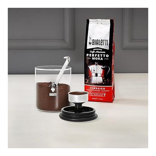  Bialetti - Smart Coffee Jar: Made in Glass to Preserve the Aroma of the Coffee - 250g