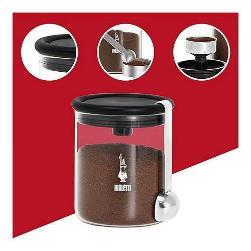  Bialetti - Smart Coffee Jar: Made in Glass to Preserve the Aroma of the Coffee - 250g