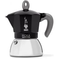 Bialetti - Moka Induction, Moka Pot, Suitable for all Types of Hobs, 4 Cups Espresso (5.7 Oz), Black