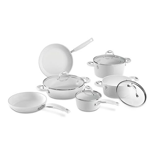  Bialetti Ceramic Ok Pan, ?24 cm, White