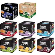 Bialetti: Aluminium 128 Coffee Capsules Assorted with New Midnight Taste! Pack of 8 for 16 capsules [ Italian Import ]