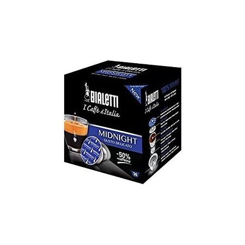  Bialetti: Aluminium 128 Coffee Capsules Assorted with New Midnight Taste! Pack of 8 for 16 capsules [ Italian Import ]