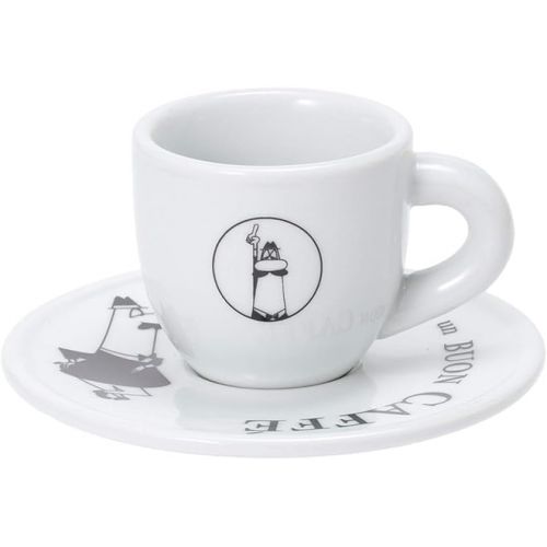  BIALETTI Cup _ Saucer White 8.5 x 6.2 x 5.8 cm Mocha Cup & Saucer Set of 4 Y0TZ033