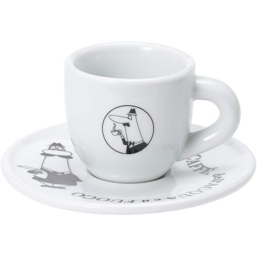  BIALETTI Cup _ Saucer White 8.5 x 6.2 x 5.8 cm Mocha Cup & Saucer Set of 4 Y0TZ033