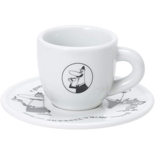  BIALETTI Cup _ Saucer White 8.5 x 6.2 x 5.8 cm Mocha Cup & Saucer Set of 4 Y0TZ033