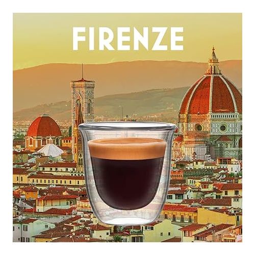  Bialetti Set of 2 Double Wall Firenze, 80 ml, Heat Insulation, Borosilicate Glass