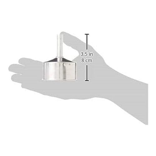  Bialetti 0800104 Stainless Steel Funnel 4 Cups - 12 x 8 x 19 cm