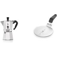 Bialetti Moka Express 6-Cup Stovetop Espresso Maker and Induction Plate