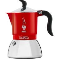 Bialetti Fiammetta Moka Pot - 4 Cup Espresso Maker - Red Italian Stovetop Coffee Maker - Compatible with Induction Hobs