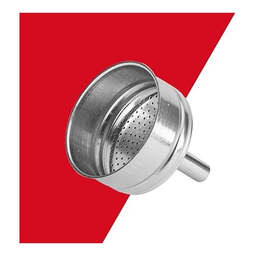  Bialetti Spare Parts, Includes 1 Funnel, Compatible with Moka Induction Bialetti 2 Cups