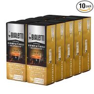 Bialetti Aluminum Nespresso Compatible Capsules - 100 count RAFFINATO Espresso Pods compatible with Nespresso Machines