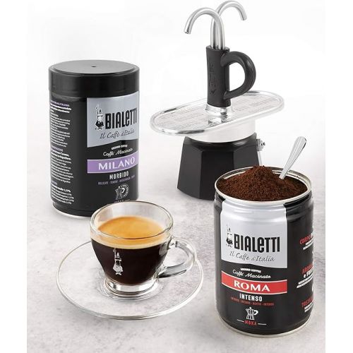  Bialetti Mini Express 2 Cup Direct Flame (Coffee Maker, Espresso Maker, Makinetta)