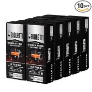 Bialetti Aluminum Nespresso Compatible Capsules - 100 count INTENSO Espresso Pods compatible with Nespresso Machines