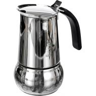 Bialetti Kitty Freestanding Manual Coffee Maker - Freestanding, Manual Filter Coffee Machine, Black, Stainless Steel, Stainless Steel, Hinged Lid, 0.3 litres CD Kitty 6tz