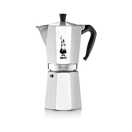  Bialetti Moka Espressokocher, Aluminium, Alu, 18 Tassen