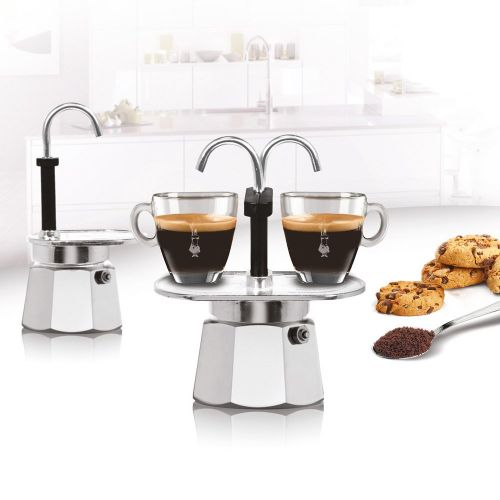  Bialetti 1281 Mini Express 1 Tasse Espressokocher Alu