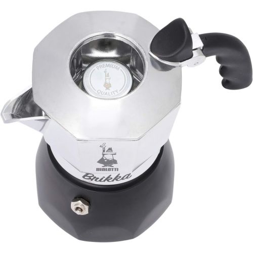  Bialetti Brikka, Aluminium, 2 tazze