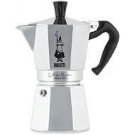 Bialetti Moka Express Espressokocher, Aluminium, metallic, 6 Tassen