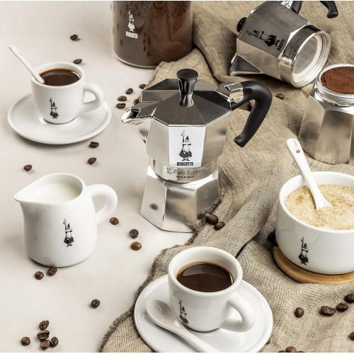  Bialetti Moka Express Espressokocher, Aluminium, metallic, 6 Tassen