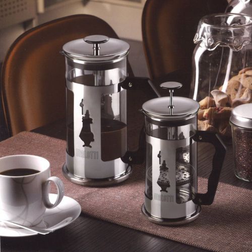  Bialetti 3160 Espressokocher, Aluminium, metallic/glas