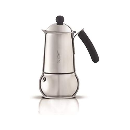  Bialetti 4645 Espressokocher Class Induktion fuer 10 Tassen, Edelstahl, Silber, 30 x 20 x 15 cm