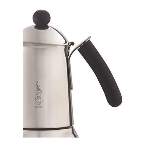  Bialetti 4645 Espressokocher Class Induktion fuer 10 Tassen, Edelstahl, Silber, 30 x 20 x 15 cm