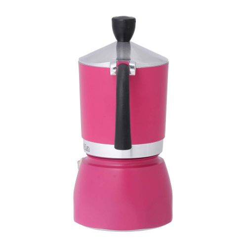  Bialetti Fiammetta 3 Tassen / Espressokocher fuer 3 Tassen Alu / fuchsia