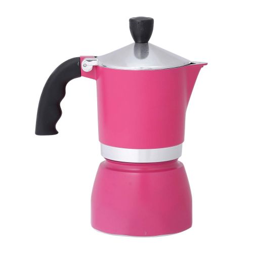  Bialetti Fiammetta 3 Tassen / Espressokocher fuer 3 Tassen Alu / fuchsia