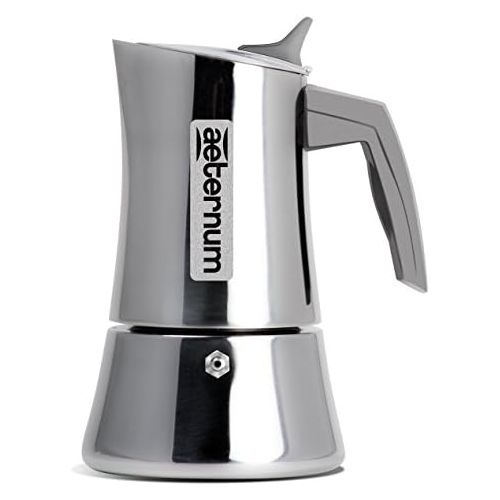  Bialetti 0006283Kaffeemaschine Divina ind 6Tassen, Edelstahl, Edelstahl, 14x 11,5x 20cm