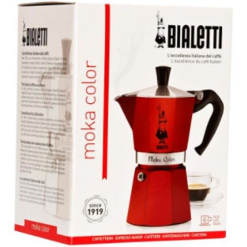  Bialetti 9323 Espressokocher Moka Color Emotion fuer 6 Tassen